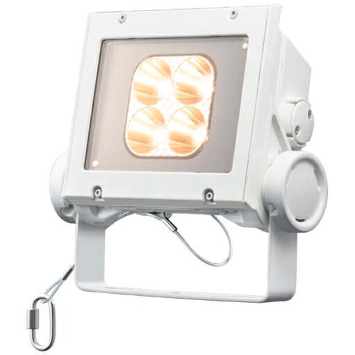 岩崎電気 LED レディオックフラッドネオ 電球色タイプ 狭角タイプ 20クラス 2700K相当 本体色ホワイト ECF2040N/LSAN8/W