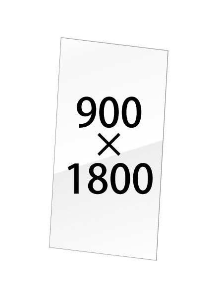 VASK用ホワイトボード3mm厚 900×1800　VASKOP-WB900X1800