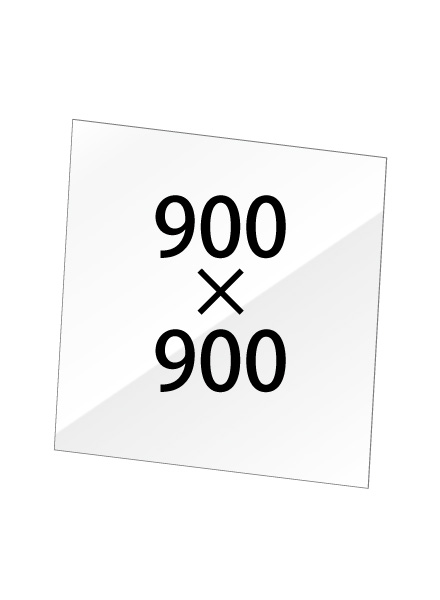 VASK用ホワイトボード3mm厚 900×900　VASKOP-WB900X900