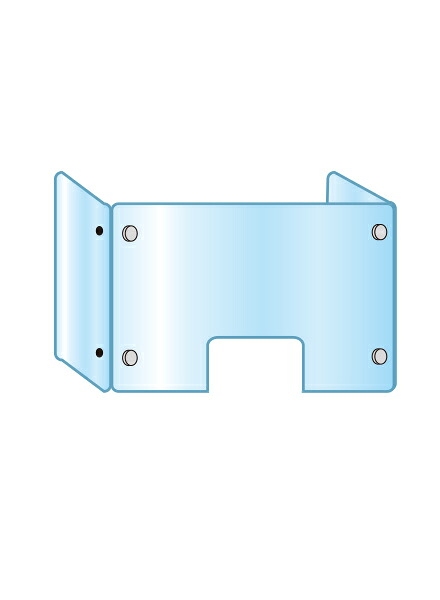 アクリルパーテーション三面窓付 600×900×300 APT3F-M600X900X300/ 【貨物輸送無料】【日本製】【牢固たる】 水しぶき押しとどめる パーテーション 接触伝染症打つ手 濾過性病原体打つ手 止めること 飲食 アクリル繊維 澄み切った コの字