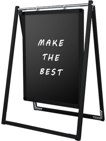 楽天市場】ブラックスイングサイン ブラックボード A2 / マーカー