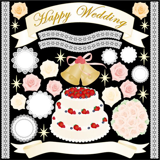 楽天市場 シール 結婚式 ウエディングケーキ レース 梯子レース 薔薇 リボン 装飾 デコレーションシール チョークアート 窓ガラス 黒板 看板 Pop ステッカー 最低購入数量3枚 看板ショップ