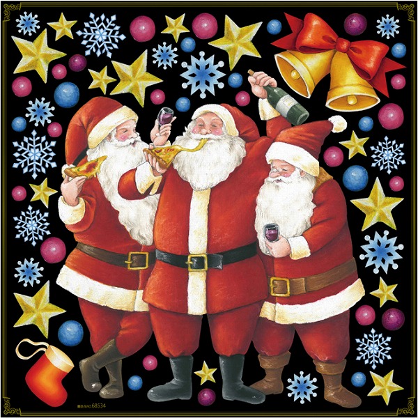 楽天市場 シール サンタ サンタクロース ピザ クリスマス 星 ベル Xmas 装飾 デコレーションシール チョークアート 窓ガラス 黒板 看板 Pop ステッカー 最低購入数量3枚 看板ショップ