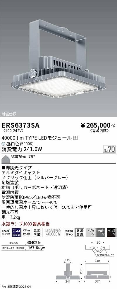 【遠藤照明】【endo点火装置】高上昇限度用点火装置 ERS6373SB 耐塩軽量フラッドライト
