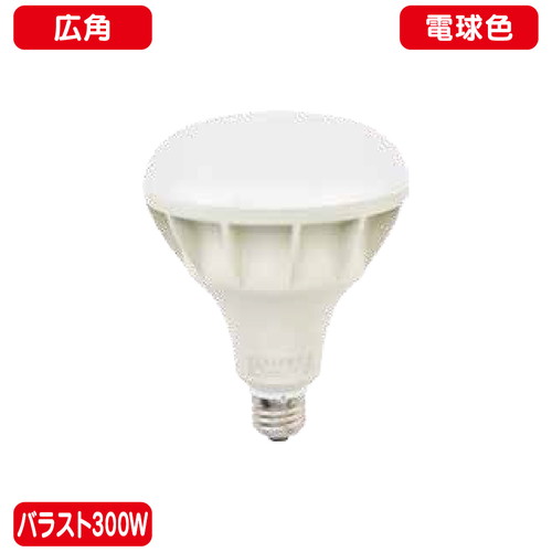 【ニッケンハードウェア】【LED投光器】【ビューランプ】 VLE39WD-W 白 【バラスト300W LEDランプ】【電球色 広角】