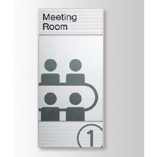 インテリアサイン ユニティ5 室名札(平付け) OS-57449-AA 片面対応 パブリックサイン/自立サイン/標識/学校サイン/病院サイン /公共施設サイン/役所サイン