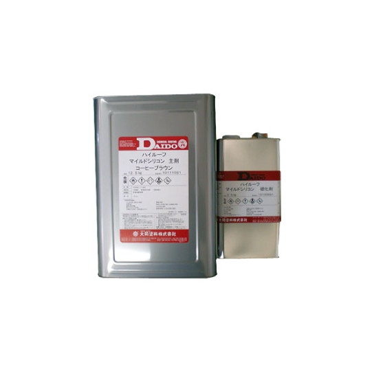 【大同塗料】【2液弱溶剤】 ハイルーフマイルドシリコン 遮熱型 15kg(送料別途)