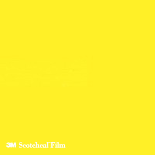 【スコッチカル】【3mスコッチカル】【スコッチカルフィルム】 Jシリーズ 不透過タイプ ライトイエロー グロス SC136 1000mm×20M|看板材料 店