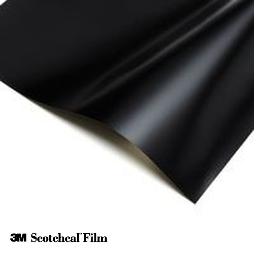 【3M スコッチライト】【反射シート】【スコッチカルフィルム】 【1m単位】3M スコッチライト反射シート 680シリーズ ブラック 680-85 910mm巾 切売｜看板材料　店