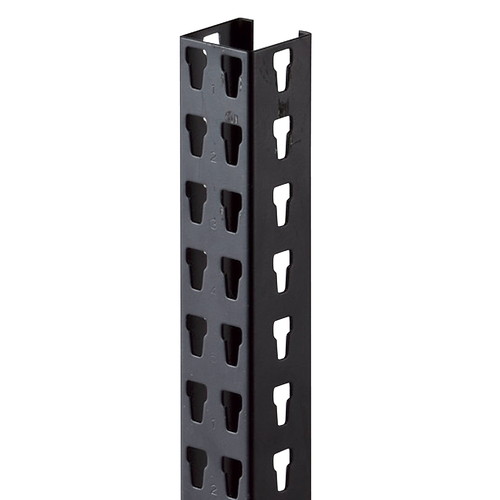 ストレージシェルフ 支柱セット ブラック H210cm (2本) kp38-67-10-4