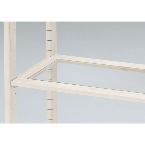 アルテン用ガラス棚 ホワイト W90cm用 (1枚) kp38-70-6-1