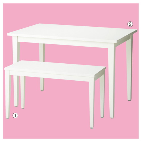 (本体) 木製テーブル テーパー脚 ブラウン W120×D80×H80cm kp38-553-92-2