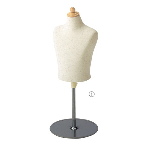 子供芯地ニット卓上トルソー(腕無し) 身長80cm (1才) (1台) kp38-185-4-1
