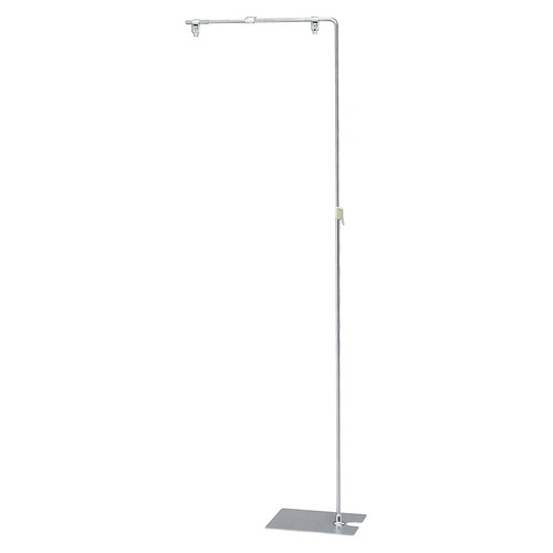 フロアスタンド スライド式W50~83cm クローム (1台) kp38-656-41-1 6,549円