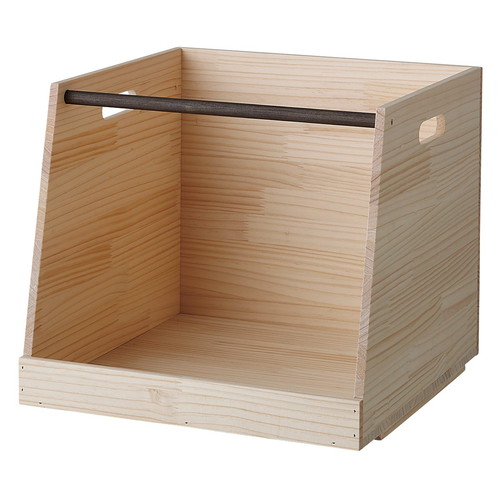 店舗用品 演出用品 木製スタッキング陳列ボックス W38×D40×H35cm 販促用品 店舗用品 展示会 イベント ディスプレイ 陳列什器 運営備品 バックヤード備品 POP 演出用品 店舗什器 通販 カタログ