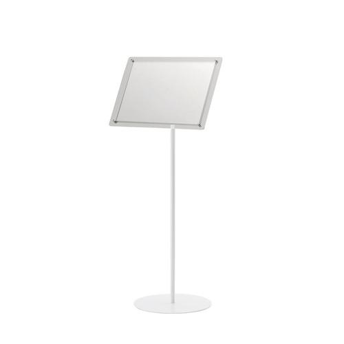 アクリルメディアスタンド ネオクール A4用 ホワイト (1台) kp38-813-89-2
