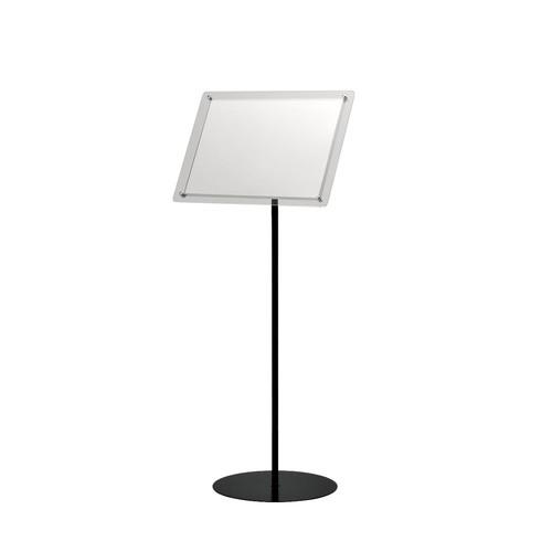 アクリルメディアスタンド ネオクール A4用 ブラック (1台) kp38-813-89-3