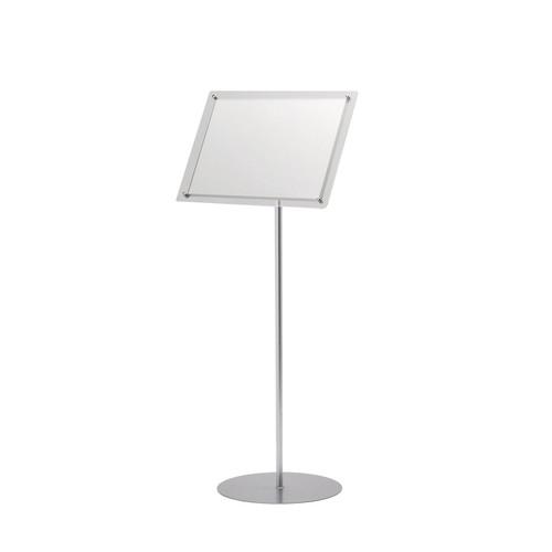 アクリルメディアスタンド ネオクール A3用 シルバー (1台) kp38-813-89-4
