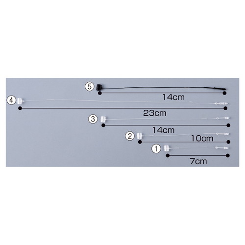 アンビタッチ L23cm 半透明 (5000本) kp38-245-2-9