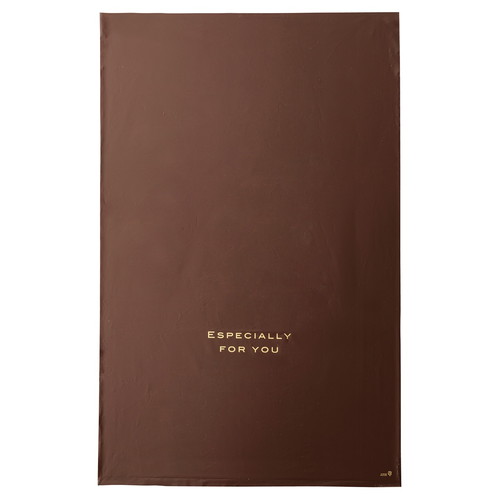 梨地ギフトバッグブラウン大「ESPECIALLY FOR YOU」 57×90cm (20枚) kp38-272-6-1