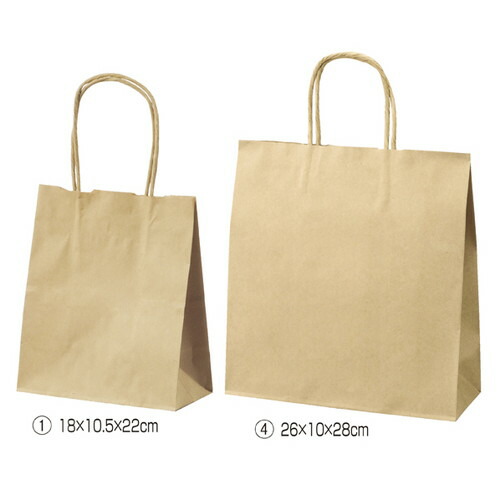 店舗用品 ラッピング用品 手提げ紙袋 丸ひも ローコストタイプ 茶無地 45×22×45.5cm 販促用品 店舗用品 展示会 イベント ディスプレイ 陳列什器 運営備品 バックヤード備品 POP 演出用品 店舗什器 通販 カタログ
