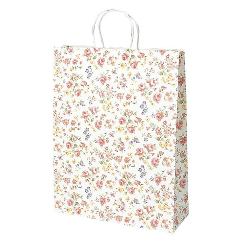 持ち手付き柄入り紙袋 柄入り紙袋 ロマネスク 38×15×50cm (200枚) kp38-661-95-8