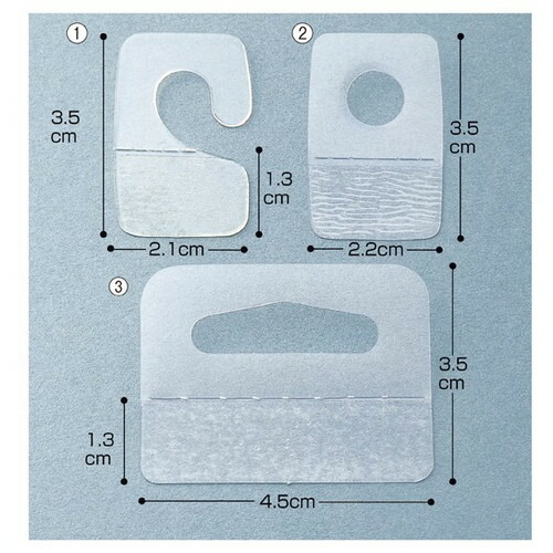 ワンタッチハンガー W2.2×H3.5cm (960枚) kp38-291-9-2