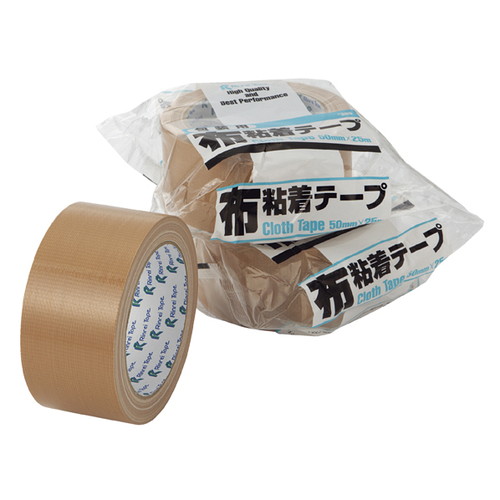 リンレイ 布テープ 50mm幅×25m巻 (60巻) kp38-661-58-2