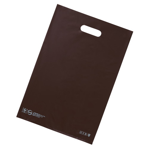 ポリ袋ハード型 カラー ブラウン 25×40cm (2000枚) kp38-782-17-5