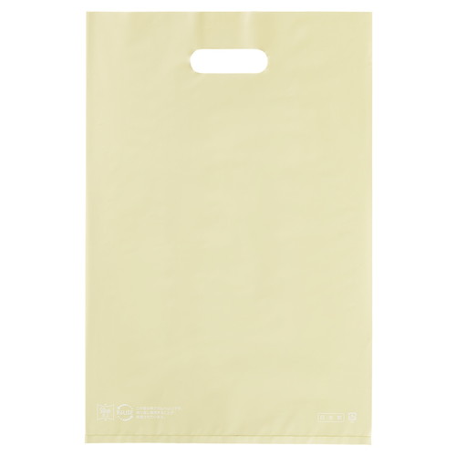 ポリ袋ハード型 カラー アイボリー 30×45cm (1000枚) kp38-782-19-6