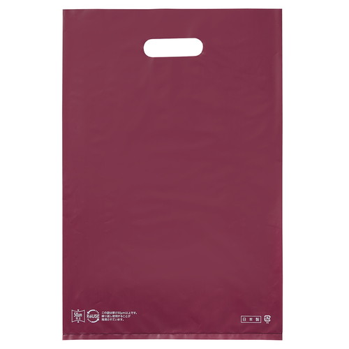 ポリ袋ハード型 カラー エンジ 30×45cm (1000枚) kp38-782-26-6