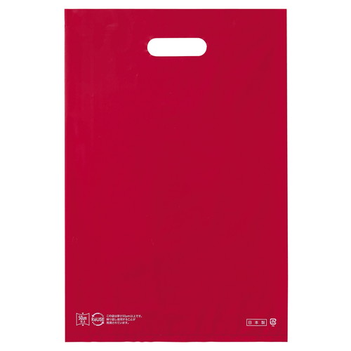 ポリ袋ソフト型 カラー レッド 30×45cm (1000枚) kp38-782-40-6 19,663円