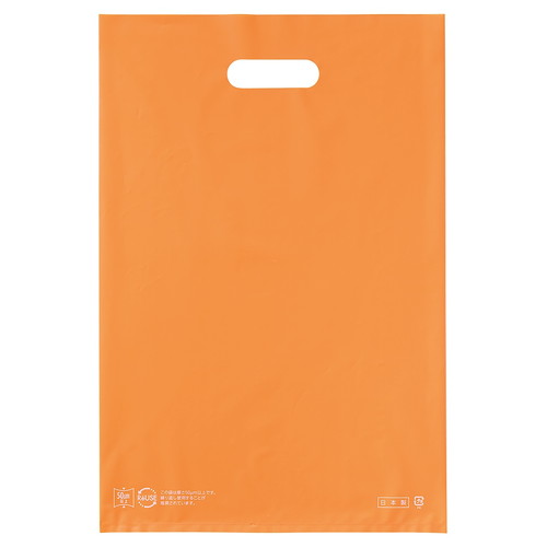 ポリ袋ソフト型 カラー オレンジ 30×45cm (1000枚) kp38-782-43-6