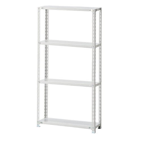 (店舗運営用品) (事務機器) (在庫ラック) kp38-362-2-6 軽量ラック 120kg/段 4段(H150cm) W120.1×D60.1cm