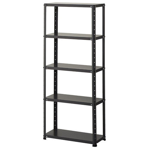 (店舗運営用品) (事務機器) (在庫ラック) kp38-363-1-4 ライトラックW60cm 4段 スレートグレー