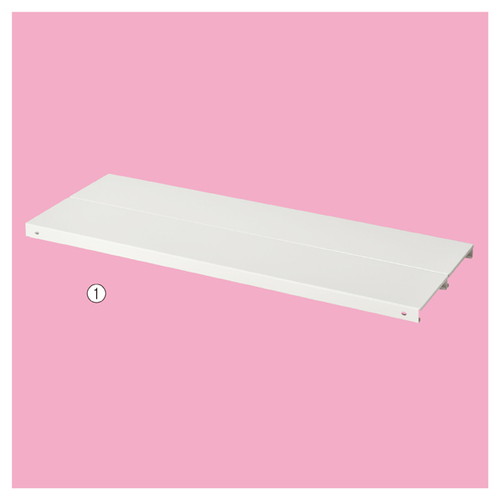 (店舗運営用品) (事務機器) (在庫ラック) kp38-433-88-8 中量ボルトレスラック 300kg/段 追加中間棚 W185.5×D62cm