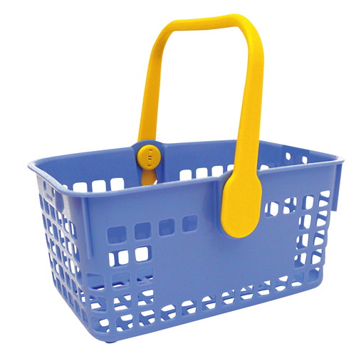 (店舗運営用品) (運営サポート用品) (買い物カゴ) kp38-434-14-1 買い物カゴ ミニバスケット(7リットル) ブルー