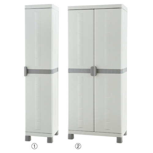 (店舗運営用品) (運営サポート用品) (清掃用品・ゴミ箱) kp38-754-28-1 多目的キャビネット スリムタイプ