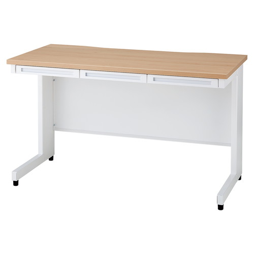 (店舗運営用品) (事務機器) (デスク) kp38-783-42-1 スチールデスク ナチュラル W100cm