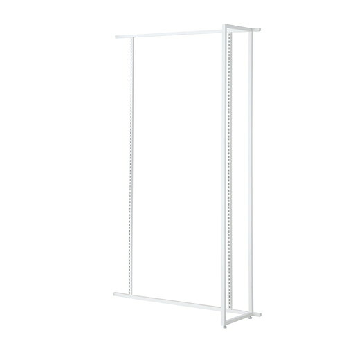 (連結) ユニットラック UR120壁面タイプ W120×H210cm 白 オープンタイプ ※本体別売 kp38-14-2-1