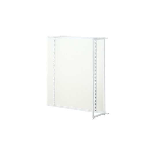 (連結) ユニットラック UR120中央片面タイプ W120×H135cm 白 ホワイトパネル付き ※本体別売 kp38-15-7-3