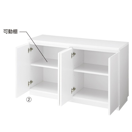 木製収納ボックス ハイタイプ 台輪タイプ W120cm用 ダークブラウン (1台) ※下部オプション kp38-651-81-3