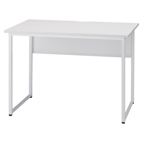 (店舗運営用品) (事務機器) (デスク) kp38-801-26-1 スクエアホワイトフレームデスク D70cm W100cm ホワイト