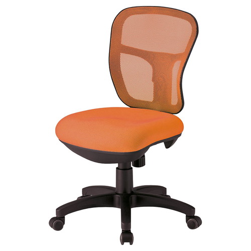 (店舗運営用品) (事務機器) (オフィスチェア) kp38-801-42-4 メッシュバックチェア オレンジ