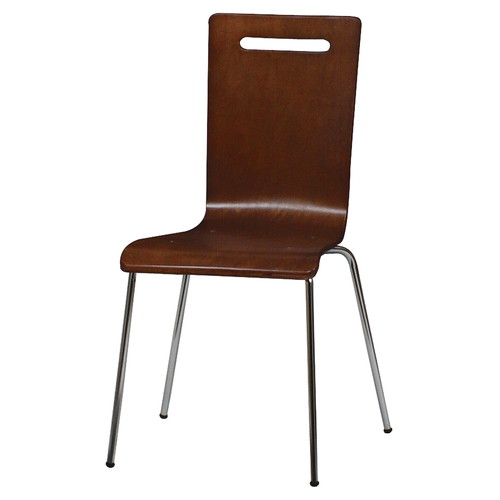 (店舗運営用品) (事務機器) (カフェチェア・折りたたみ式チェア) kp38-801-84-2 曲げ木スタッキングチェア ブラウン 18,857円