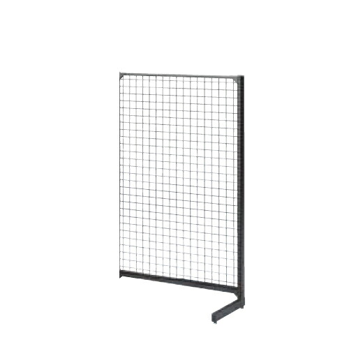 (連結) ベーシックラック BR50片面 ネットタイプ W90cm×H135cm ブラック ※本体別売 kp38-422-3-1