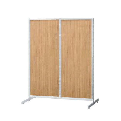 (本体) スタンダードフレーム SF120中央両面タイプ W120×H150cm 白 ラスティック柄有孔パネル付き kp38-751-19-8