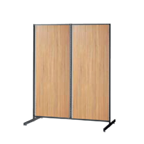 (本体) スタンダードフレーム SF120中央両面タイプ W120×H150cm 黒 ラスティック柄パネル付き kp38-751-21-6