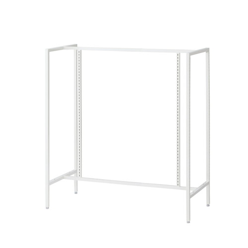 (本体) ユニットラック UR120中央両面タイプ W120×H135cm 白 オープンタイプ kp38-751-34-1 24,667円