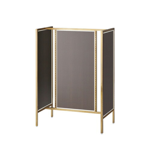 (本体) ユニットラック UR90中央両面タイプ W90×H135cm アンティークゴールド ダークブラウンパネル付き kp38-751-44-4 92,918円